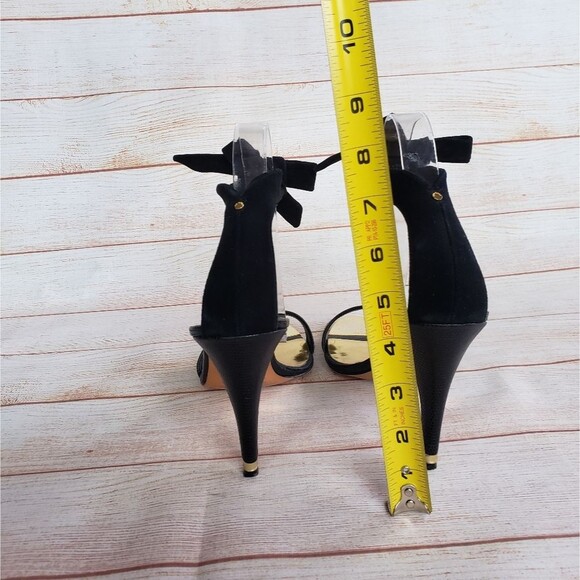 Ted Baker Sackina Leather/Suede Ankle Strap Heels - Picture 9 of 15